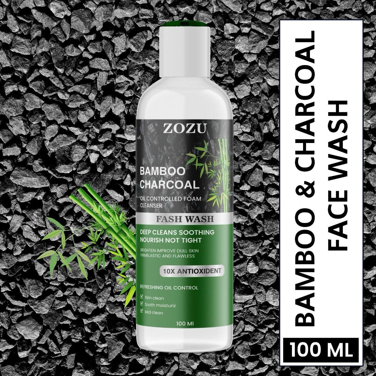 ZOZU Charcoal Face Wash 10x AntiOxident 100ml