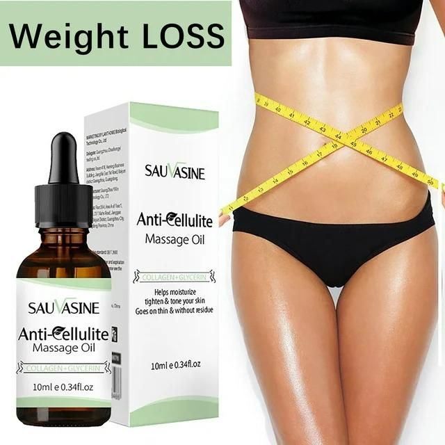 Organic Belly anti-cellulite Fat Burning Weight Loss slimming Moisturize Firm essential Oil 10ml